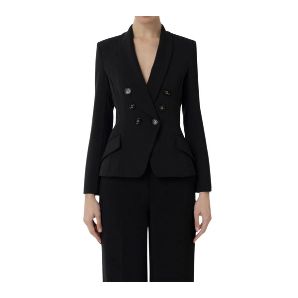 ELISABETTA FRANCHI Giacca blazer Blazer Donna avvitato Nero - Francavilla Moda